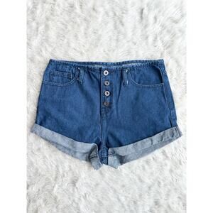 Y2K Button Fly Hot Pants Micro Shorts